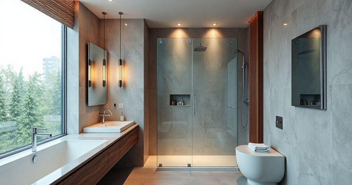 Box moderno para banheiro: estilo e funcionalidade Box moderno para banheiro: estilo e funcionalidade
