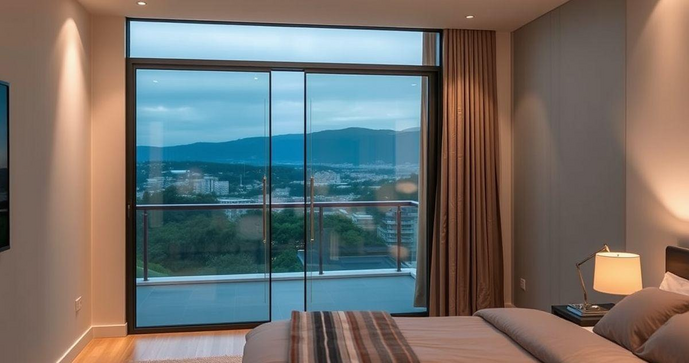 Porta de vidro para quarto: Estilo e Funcionalidade Porta de vidro para quarto: Estilo e Funcionalidade