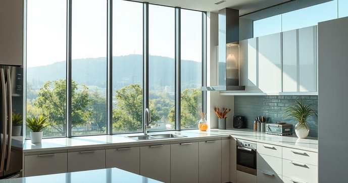 Como Escolher a Melhor Janela de Vidro para Cozinha com Segurança e Estilo