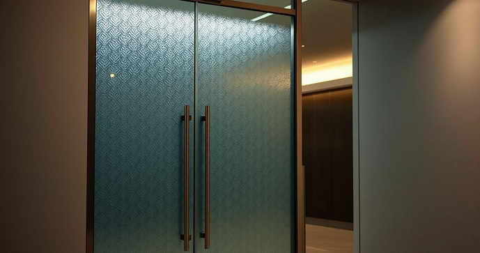 Como escolher a porta de vidro jateado ideal para sua casa
