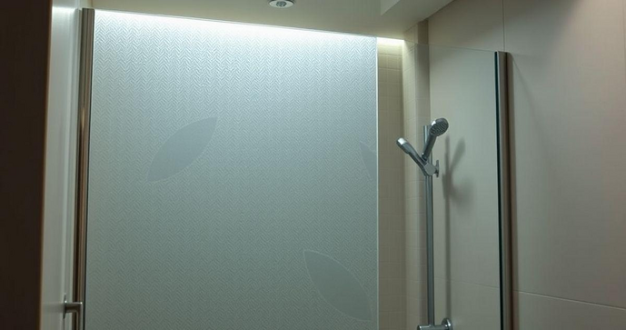 Box de vidro jateado: elegância e privacidade para seu banheiro Box de vidro jateado: elegância e privacidade para seu banheiro