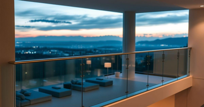 Guarda corpo vidro temperado potencializa segurança e estilo em sua casa Guarda corpo vidro temperado potencializa segurança e estilo em sua casa