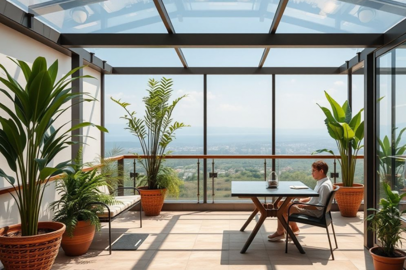 Fechamento de terraço com vidro: descubra as vantagens e opções disponíveis