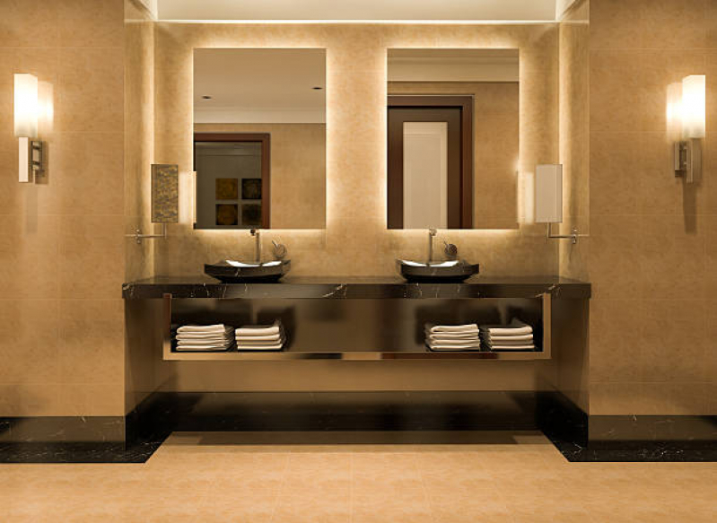 Espelho para Banheiro Redondo Preço Jardim Las Vegas - Espelho Grande para Banheiro ABC