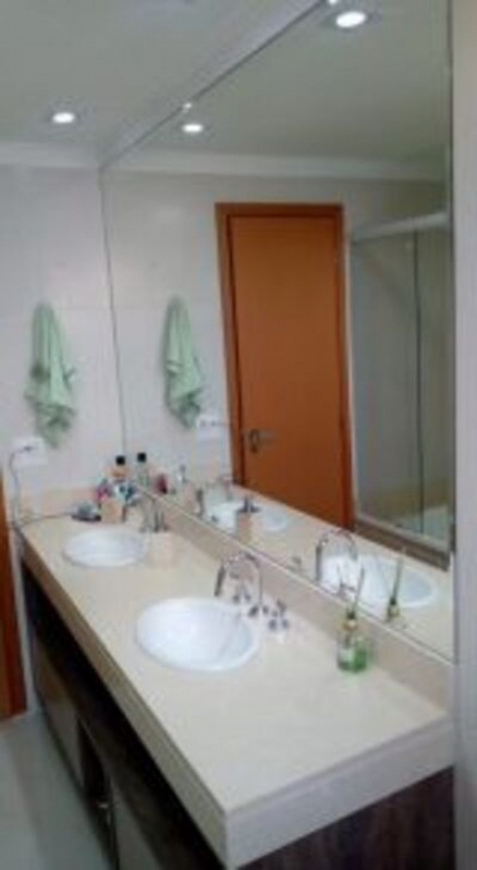 Espelho para Parede Casa Branca - Espelho para Banheiro Redondo ABC