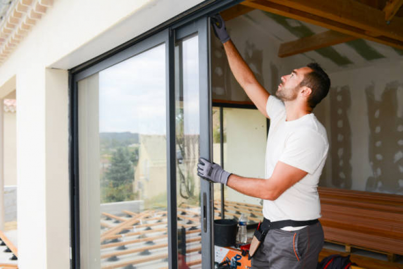 Loja de Porta de Vidro para Sala Simples Vila Euclides - Porta de Vidro Blindex ABC