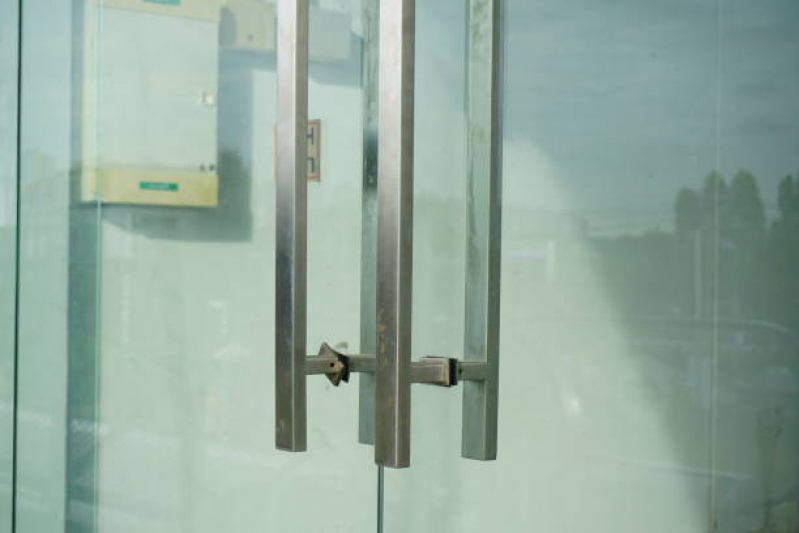 Porta de Vidro para Sala Simples Preço Eldorado - Porta de Entrada de Vidro ABC
