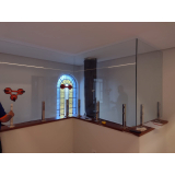 divisória de vidro para sala de estar Jardim Conceição