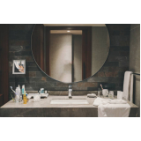 espelho redondo para banheiro Vila Conceição