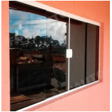 janela de vidro fumê valores São José