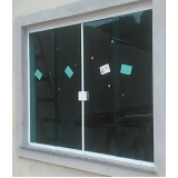 janela de vidro fumê Vila Nogueira