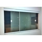 janela de vidro para sala Pq São Vicente Mauá