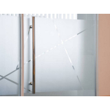 porta de vidro simples Barro Branco