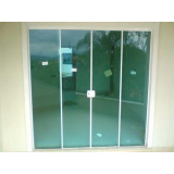 porta pivotante de vidro Vila Mariana