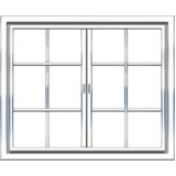 valor de janela de quarto de vidro Campestre