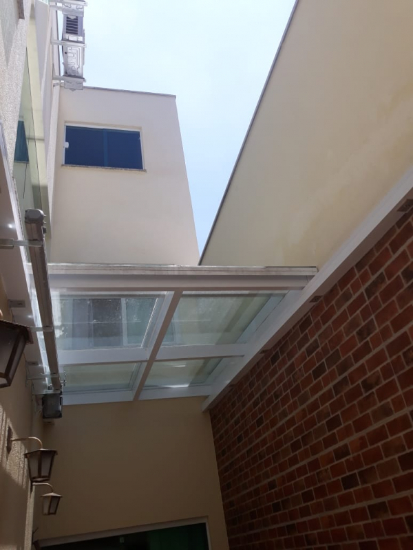 Valor de Cobertura de Vidro para área Externa Vila Guiomar - Cobertura de Vidro Santo André
