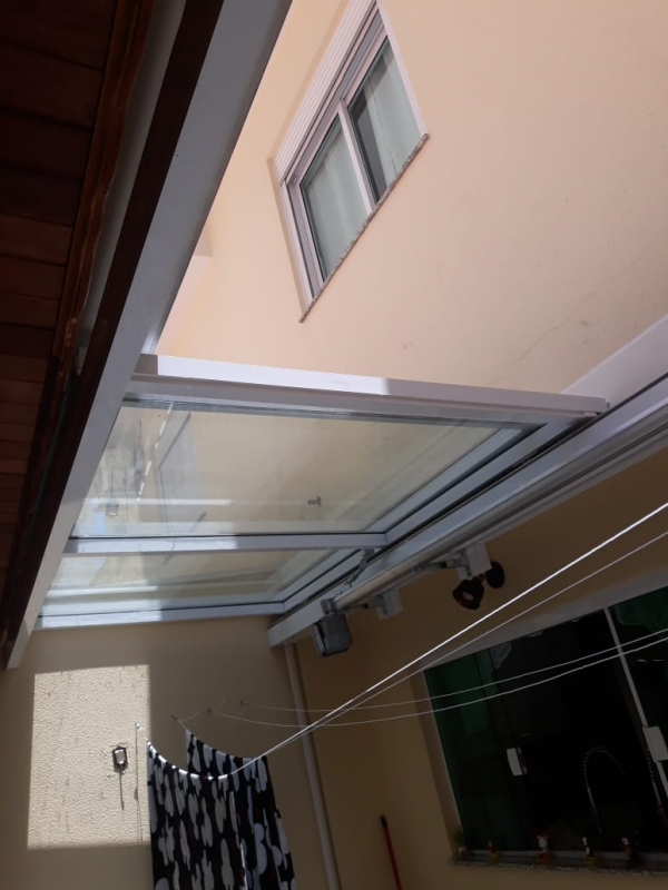 Valor de Cobertura de Vidro Temperado Jardim Santo André CDHU - Cobertura de Vidro Residencial