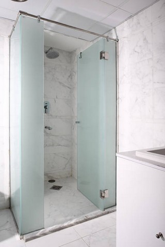 Vidro Temperado para Box de Banheiro Vila Scarpelli - Vidro Temperado Espelhado